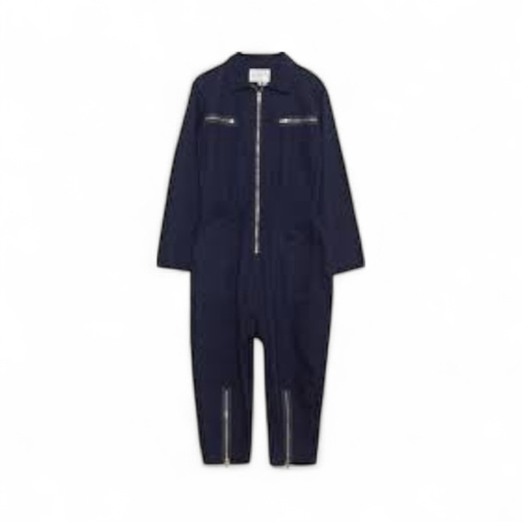 FREE PEOPLE x Sandrine
Rose Charcoal Linen Zip Jumpsuit
Slouchy Utility XS NWT - Picture 3 of 14